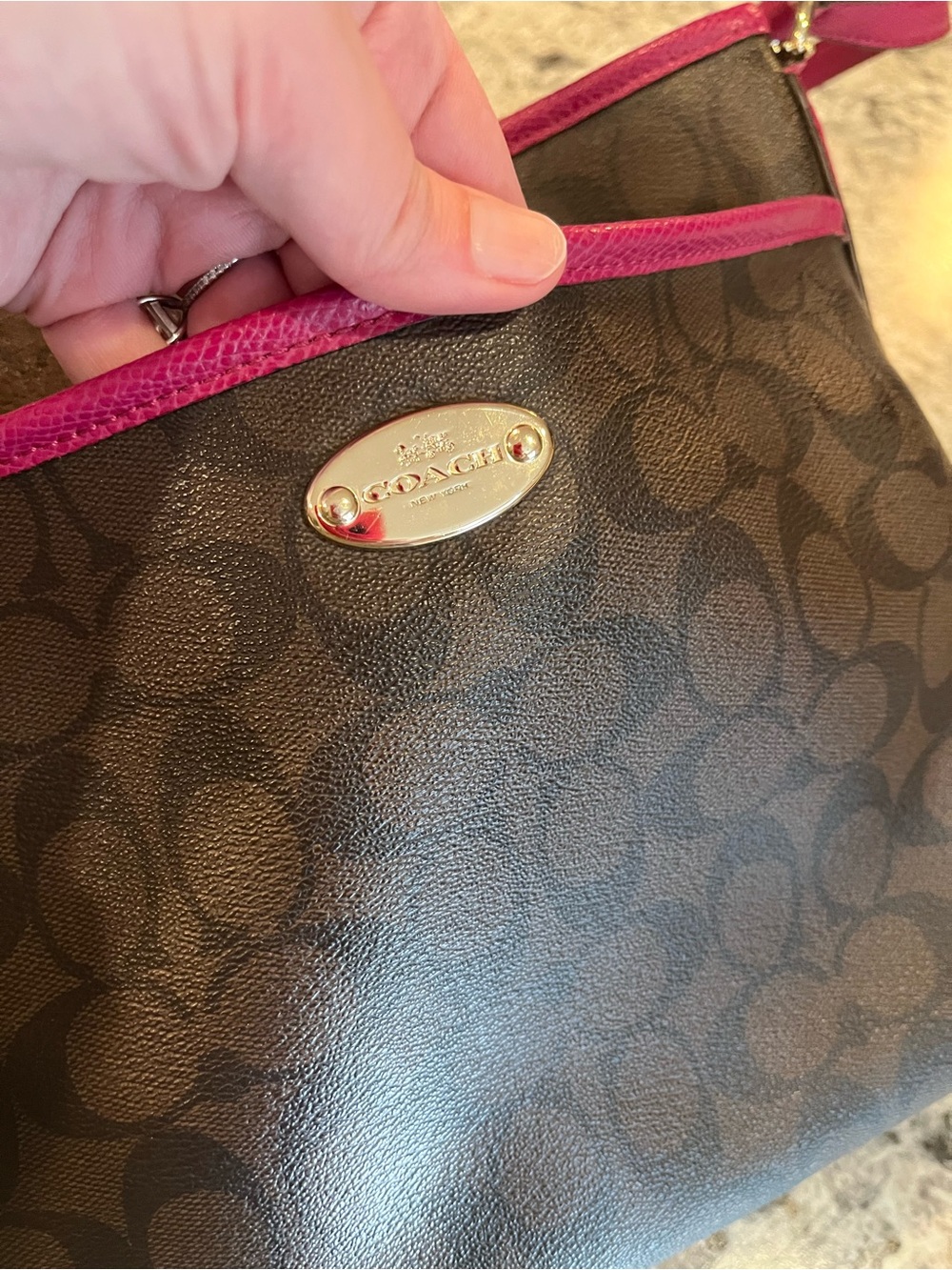 Coach Signature File Crossbody Bag - Picture 8 of 16